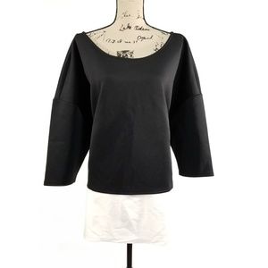 Lane Bryant Blouse Black Top White Tank 26 28